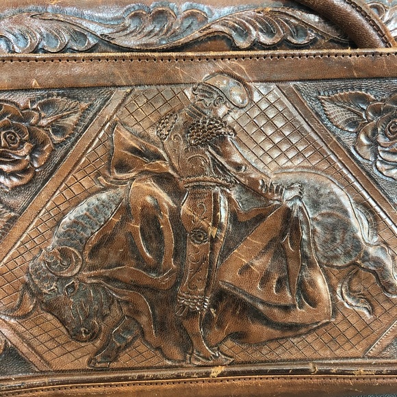 Vintage Matador Tooled Handbag - Picture 2 of 8